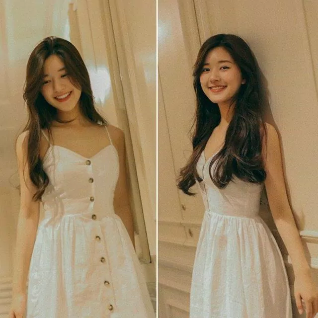 Những chiếc đầm trắng tôn lên vẻ đẹp thuần khiết của cô nàng (Ảnh: Internet)