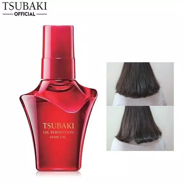 Kết quả sau khi sử dụng dầu dưỡng TSUBAKI Oil Perfection Hair Oil (Ảnh TSUBAKI)