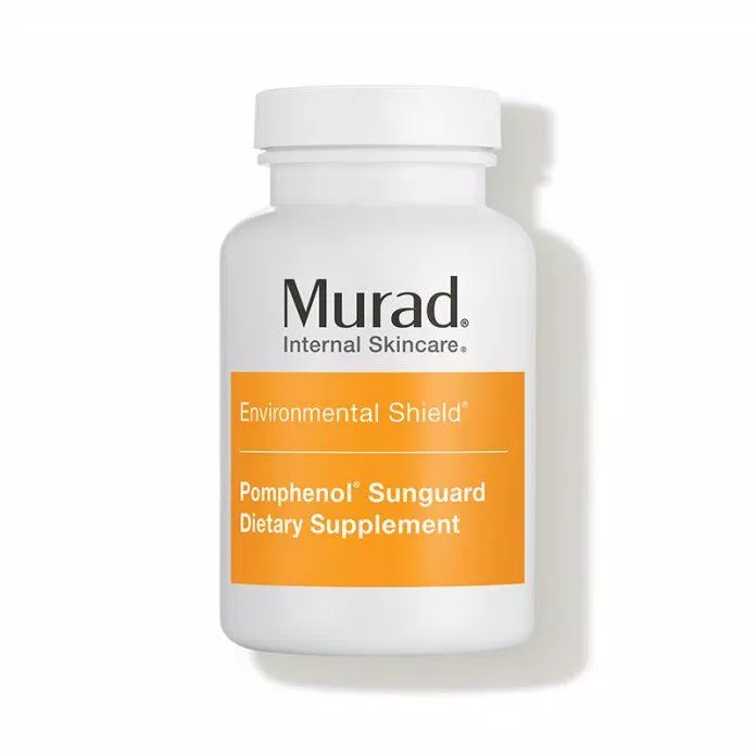Viên uống chống nắng Murad Pomphenol Sunguard Dietary có chiết xuất từ hạt lựu giúp bảo vệ da vượt trội (Nguồn: Internet)