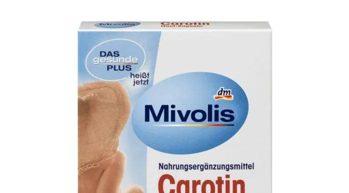 Viên uống chống nắng Mivolis Caroti chứa các Vitamin có lợi cho da (Nguồn: Internet)