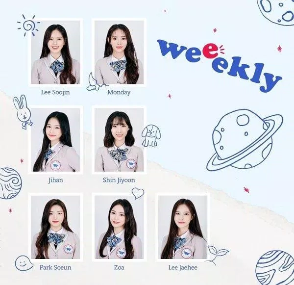 Các thành viên của Weekly