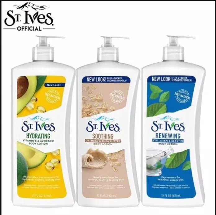 Dưỡng thể của St.Ives chiết xuất thiên nhiên an toàn với mọi loại da (Nguồn: Internet)