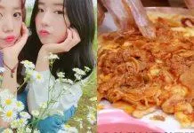 Công thức làm món pizza bọc thịt heo cay xào béo ngậy dành cho hội bạn thân của Bomi & Namjoo (Apink). (Nguồn: Internet)