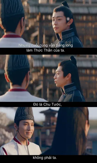 Ánh mắt Tình Minh sao quá đỗi dịu dàng. (Ảnh: BlogAnChoi)