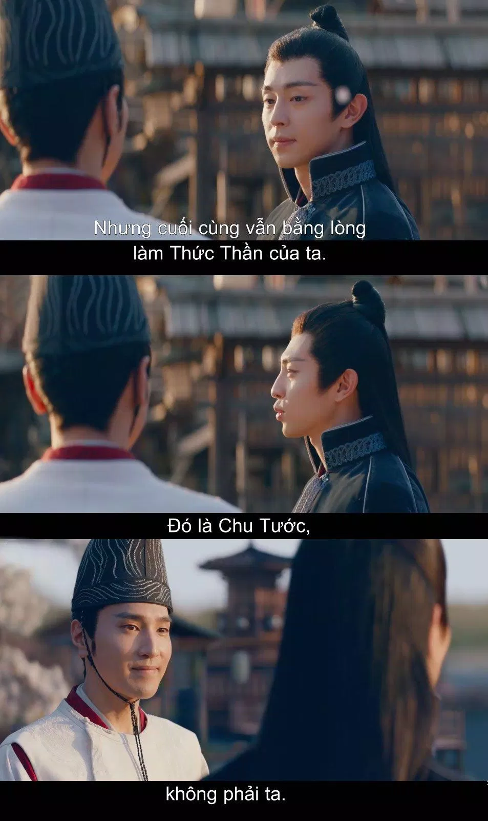 Ánh mắt Tình Minh sao quá đỗi dịu dàng. (Ảnh: BlogAnChoi)