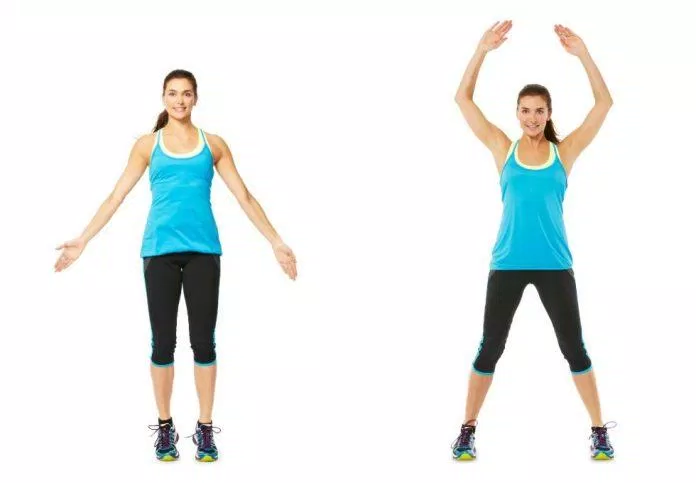 Hãy thử áp dụng nguyên tắc trên cho bài tập jumping jack xem sao (Ảnh: Internet). Hãy thử áp dụng nguyên tắc trên cho bài tập jumping jack xem sao (Ảnh: Internet).