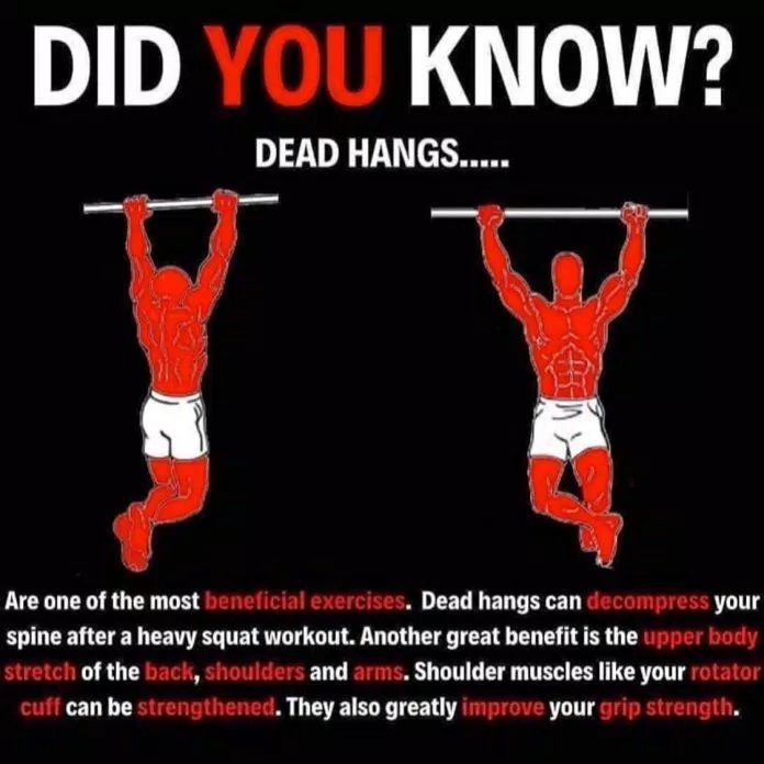 Dead hang có rất nhiều lợi ích đối với cơ xương khớp (Ảnh: Internet).