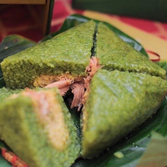 Chỉ khi ăn rồi, ta mới biết tại sao bánh chưng Tranh Khúc lại nổi tiếng đến vậy (Nguồn: Internet).