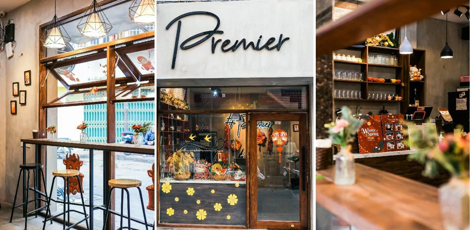 Quán cafe được decor mang cảm giác ấm áp từ ngoài vào trong. (Ảnh: Internet)