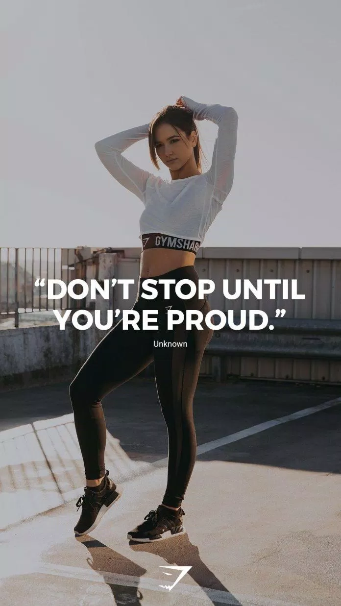 Đừng dừng lại cho đến khi bạn cảm thấy tự hào. (Ảnh: Internet)