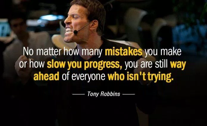 Bất kể bạn có mắc bao nhiêu sai lầm hay tiến bộ chậm chạp đến đâu, thì bạn vẫn vượt xa tất cả những ai không chịu cố gắng. (Ảnh: Internet)