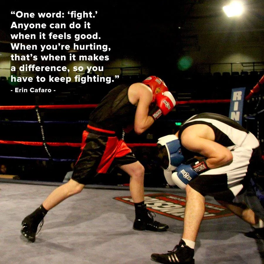 Khi bạn đang đau đớn mới là lúc tạo nên sự khác biệt, do đó bạn phải tiếp tục chiến đấu. (Ảnh: Internet) Khi bạn đang đau đớn mới là lúc tạo nên sự khác biệt, do đó bạn phải tiếp tục chiến đấu. (Ảnh: Internet)