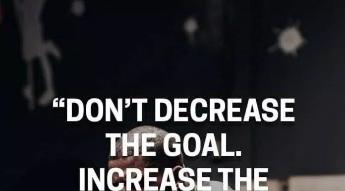 Đừng hạ thấp mục tiêu, mà hãy tăng thêm nỗ lực. (Ảnh: Internet)