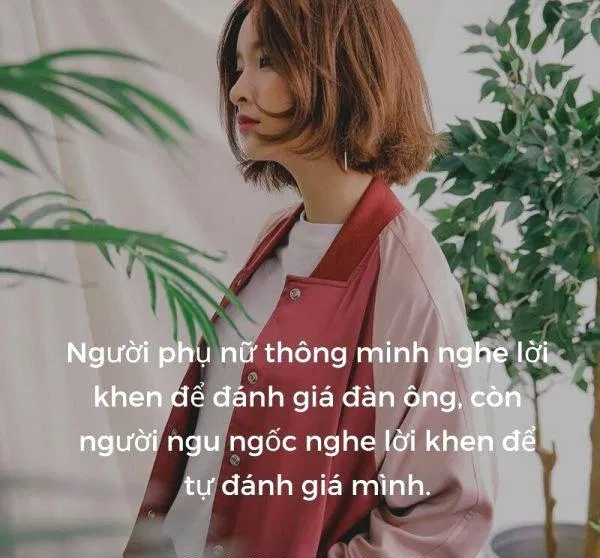 Người phụ nữ thông minh nghe lời khen để đánh giá đàn ông. (Ảnh: Internet)