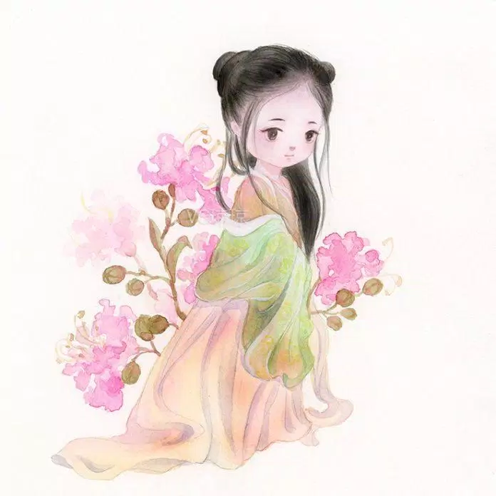 Chibi cổ trang và các kiểu tóc (Ảnh: @苓爽)