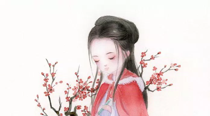 Chibi cổ trang buồn (Ảnh: @VC琼琼)