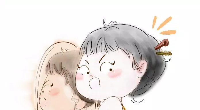 Chibi cổ trang tinh nghịch (Ảnh: @扑哧一朵花)