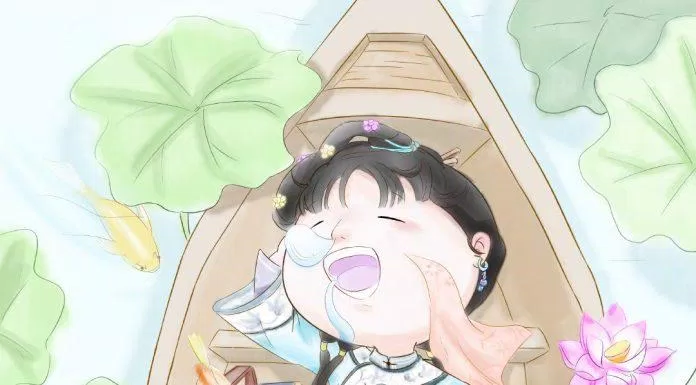 Chibi cổ trang tinh nghịch (Ảnh: @扑哧一朵花)
