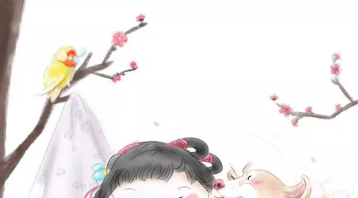 Chibi cổ trang tinh nghịch (Ảnh: @扑哧一朵花)