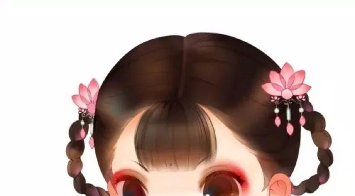 Chibi cổ trang mắt to (Ảnh: @林鸟绘)