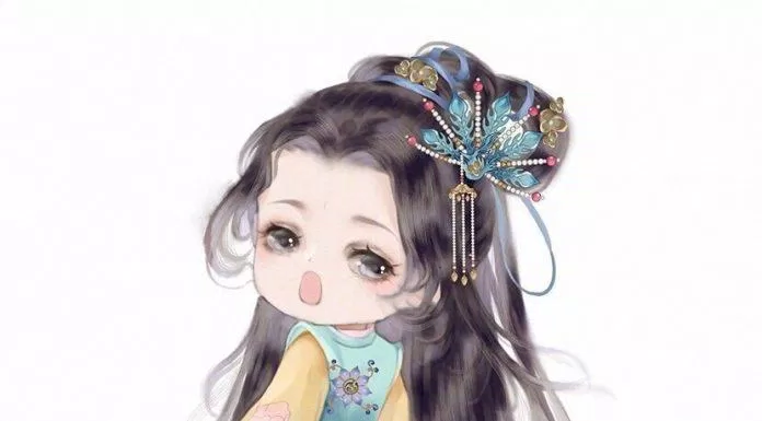 Chibi cổ trang đáng yêu (Ảnh: @画画的小夏)