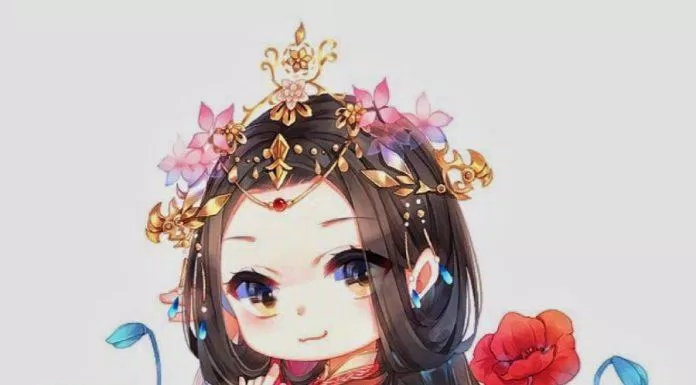 Chibi cổ trang lộng lẫy (Ảnh: @草莓姐书画坊)