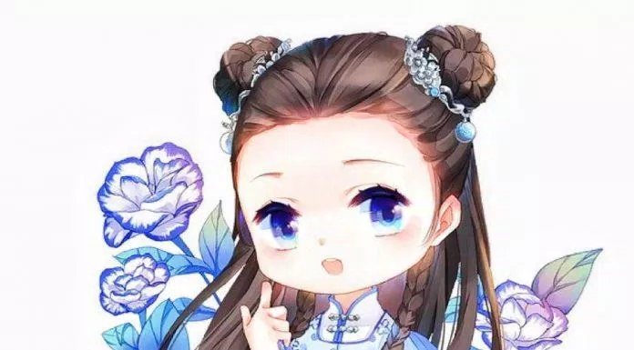 Chibi cổ trang lộng lẫy (Ảnh: @草莓姐书画坊)