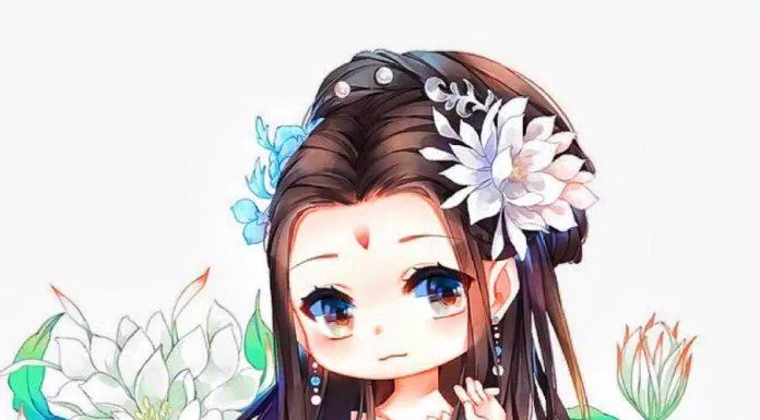 Chibi cổ trang lộng lẫy (Ảnh: @草莓姐书画坊)