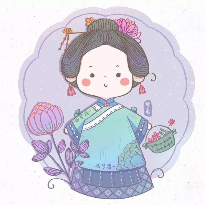 Chibi cổ trang dễ thương (Ảnh: @苓爽)