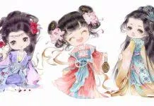 chibi cổ trang (Ảnh: BlogAnChoi)