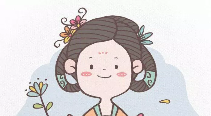 Chibi cổ trang chắp tay (Ảnh: @苓爽)