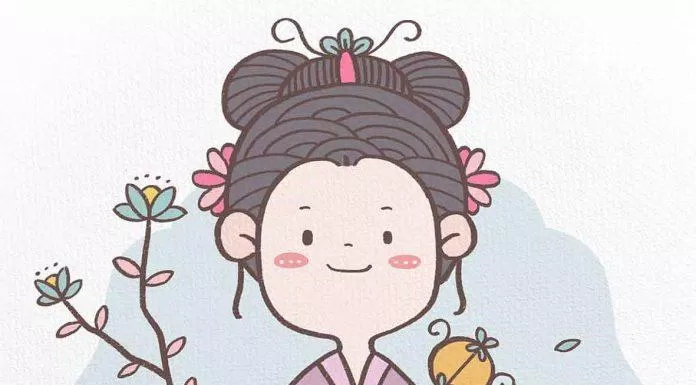 Chibi cổ trang chắp tay (Ảnh: @苓爽)