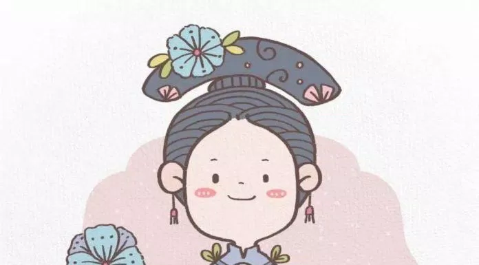 Chibi cổ trang chắp tay (Ảnh: @苓爽)