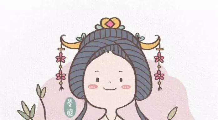 Chibi cổ trang chắp tay (Ảnh: @苓爽)