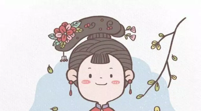 Chibi cổ trang chắp tay (Ảnh: @苓爽)