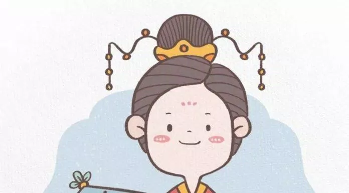 Chibi cổ trang chắp tay (Ảnh: @苓爽)