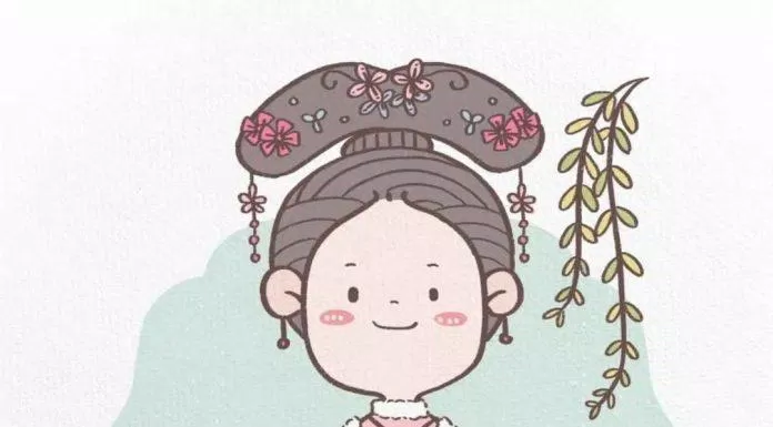 Chibi cổ trang chắp tay (Ảnh: @苓爽)