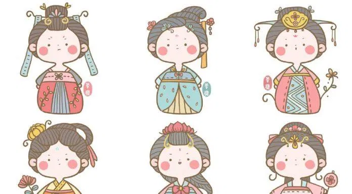 Ảnh ghép chibi cổ trang dễ thương (Ảnh: @苓爽)