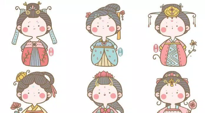 Ảnh ghép chibi cổ trang dễ thương (Ảnh: @苓爽)