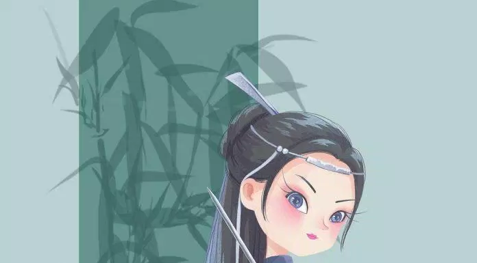 Chibi cổ trang dọc (Ảnh: @小草棚)
