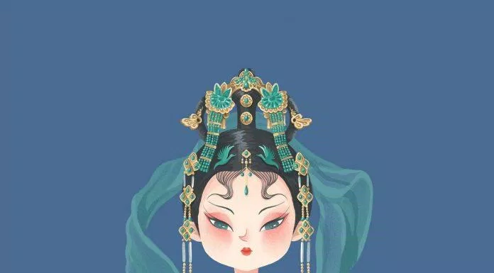 Chibi cổ trang dọc (Ảnh: @小草棚)