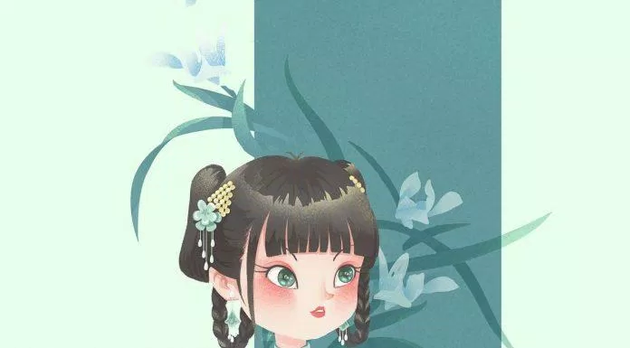 Chibi cổ trang dọc (Ảnh: @小草棚)