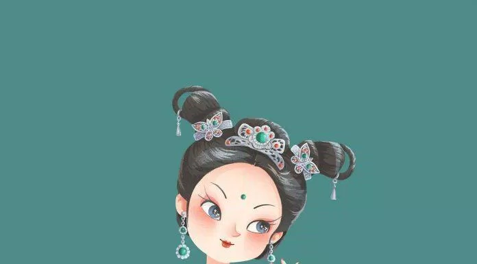 Chibi cổ trang dọc (Ảnh: @小草棚)