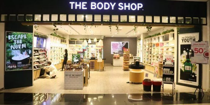 Một cửa hàng của The Body Shop (ảnh: internet)