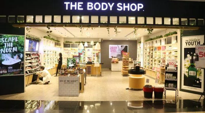 Một cửa hàng của The Body Shop (ảnh: internet)