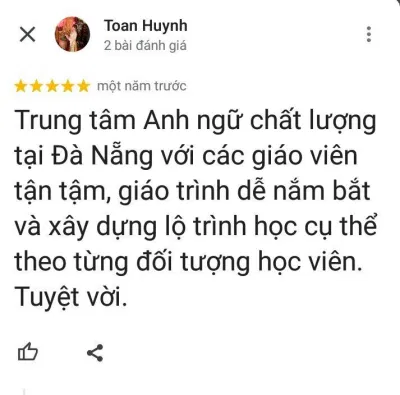 Đánh giá của học viên về trung tâm (ảnh: BlogAnChoi)