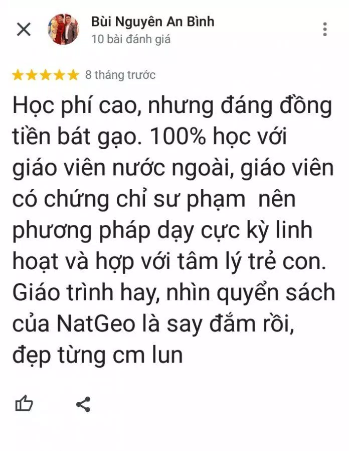 Học viên đánh giá cao chất lượng của trung tâm tiếng Anh Apollo Đà Nẵng (ảnh: BlogAnChoi) Học viên đánh giá cao chất lượng của trung tâm tiếng Anh Apollo Đà Nẵng (ảnh: BlogAnChoi)