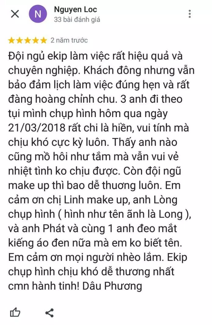 Đánh giá của khách hàng về Ảnh viện áo cưới Mailisa (ảnh: BlogAnChoi) Đánh giá của khách hàng về Ảnh viện áo cưới Mailisa (ảnh: BlogAnChoi)