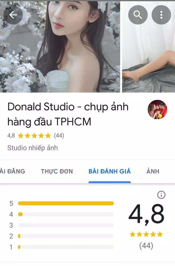 Đánh giá trên Google (ảnh: BlogAnChoi)