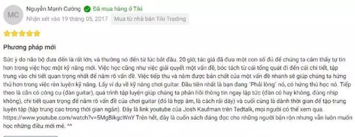 Phản hồi tích cực của độc giả